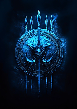 Ancient Shield and Spears