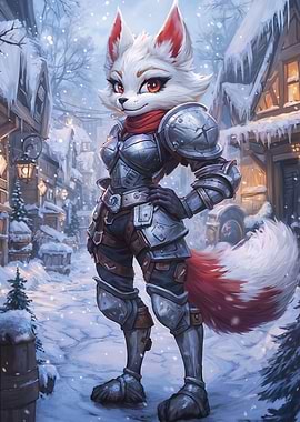 Fox Knight in Winter