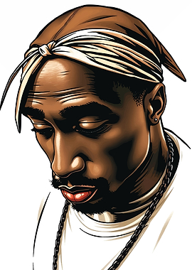 Tupac Shakur Portrait
