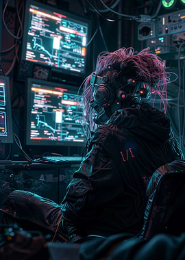 Cyberpunk Hacker