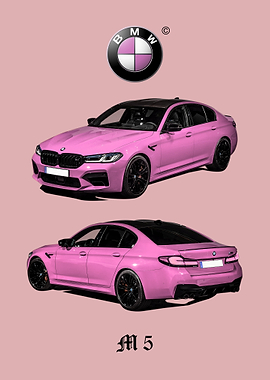 Pink BMW M5
