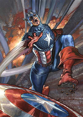 Captain Shield Throw