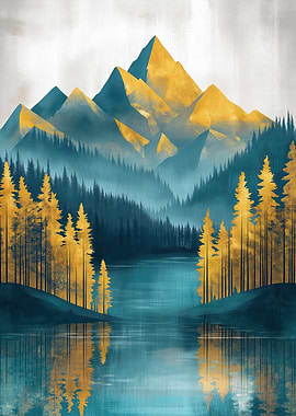 Golden Mountain Lake