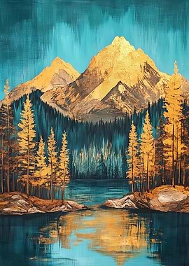 Golden Mountain Lake