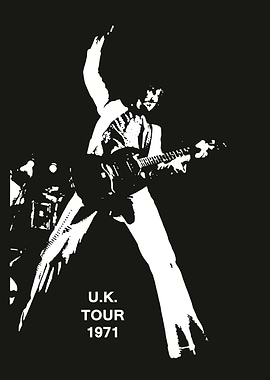 1971 UK Tour Poster