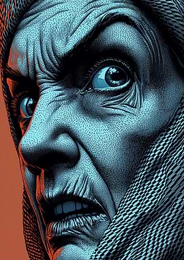 Angry Woman Portrait