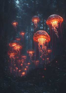 Surrealism A forest Vintage