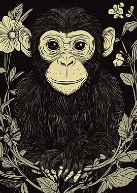 Chimpanzee Portrait