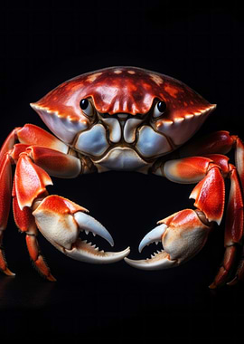 Red Crab Close-up