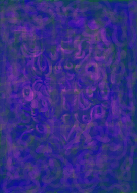 Abstract Purple and Green Painting as they say