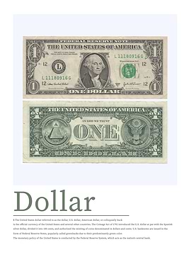 US Dollar Bill