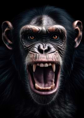 Chimpanzee Yelling