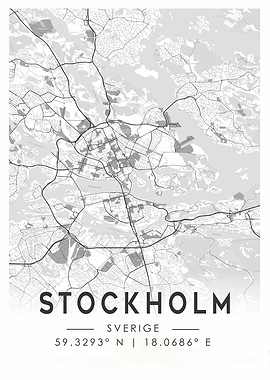 Stockholm City Map