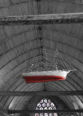 Ship Hanging in Church