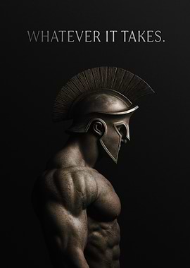 Spartan Warrior Motivational Quote