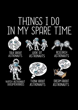 Funny Astronauts Lover Kids Space Spaceship Astronaut