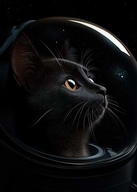 Black Cat Astronaut