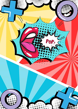 Pop Art Comic Design