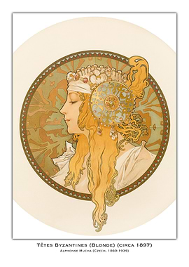 Art Nouveau Woman Portrait
