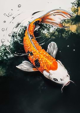 Koi Fish Painting