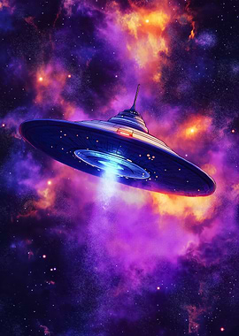 UFO in Space