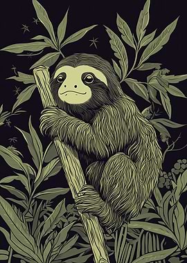 Sloth in Jungle