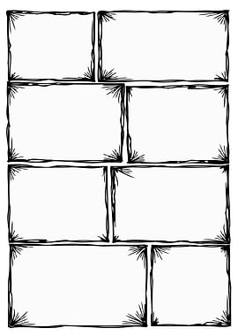 Comic book storyboard layout spikes