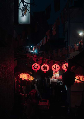 Back Alley of Yokohama's Chinatown