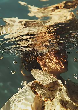 Woman Underwater