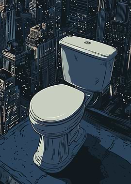 Toilet on Rooftop