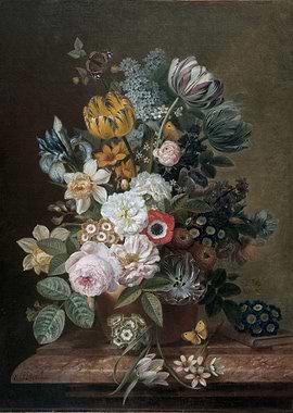 Floral Still Life Painting