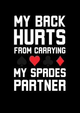 My Back Hurts Card Player