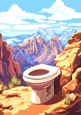 Toilet in the Mountains