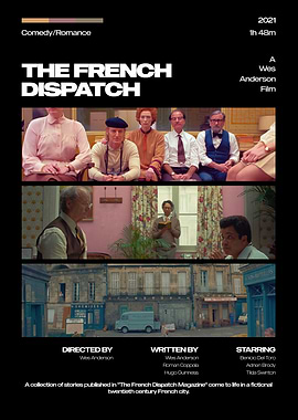 The French Dispatch Movie Poster