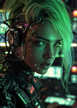 Cyberpunk Woman