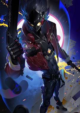 Cyberpunk Anime Character