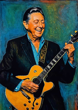 Scotty Moore Guitar Portrait