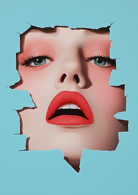 Breaking Through: A Surreal Gaze