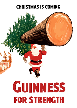 Guinness Christmas Poster