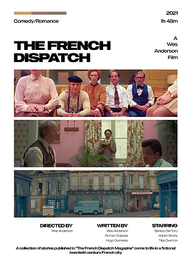 The French Dispatch Movie Poster