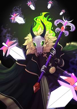 Skeletal Mage with Staff