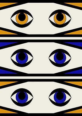 Abstract Geometric Eyes
