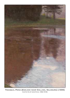 Tranquil Pond by Gustav Klimt