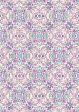 Pastel Geometric Pattern