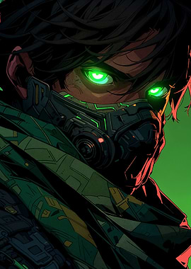 Cyberpunk Character Portrait