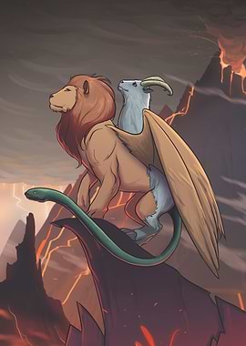 Chimera, the Fusion Beast (male with wings)