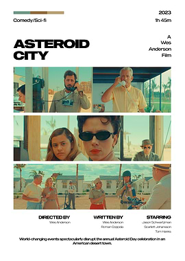 Asteroid City Movie Poster