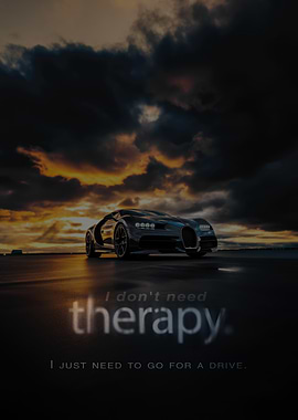 Luxury Car Sunset Drive