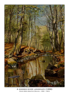 Wooded River Landscape