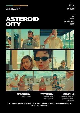 Asteroid City Movie Poster